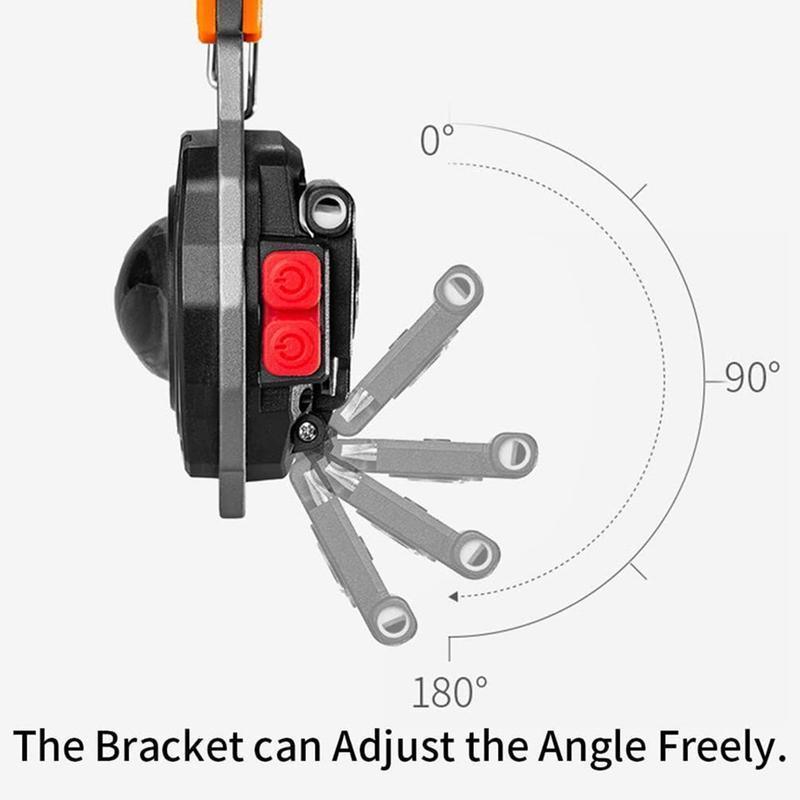 Used for Outdoor Camping and Hiking,Multi Functional COB Keychain Flashlight, Mini Tool with Magnetic Screwdriver, Bottle Opener,etc.,lifesaving Whistle, Multi Light Mode Portable Outdoor Hiking Lighting, Rechargeable LED Light Rechargeable Multifunction