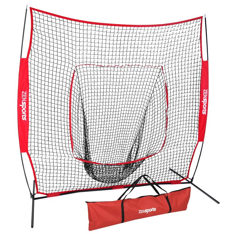 ZENY 7x7FT Portable Baseball Practice Net Softball Hitting Pitching Net W Bag