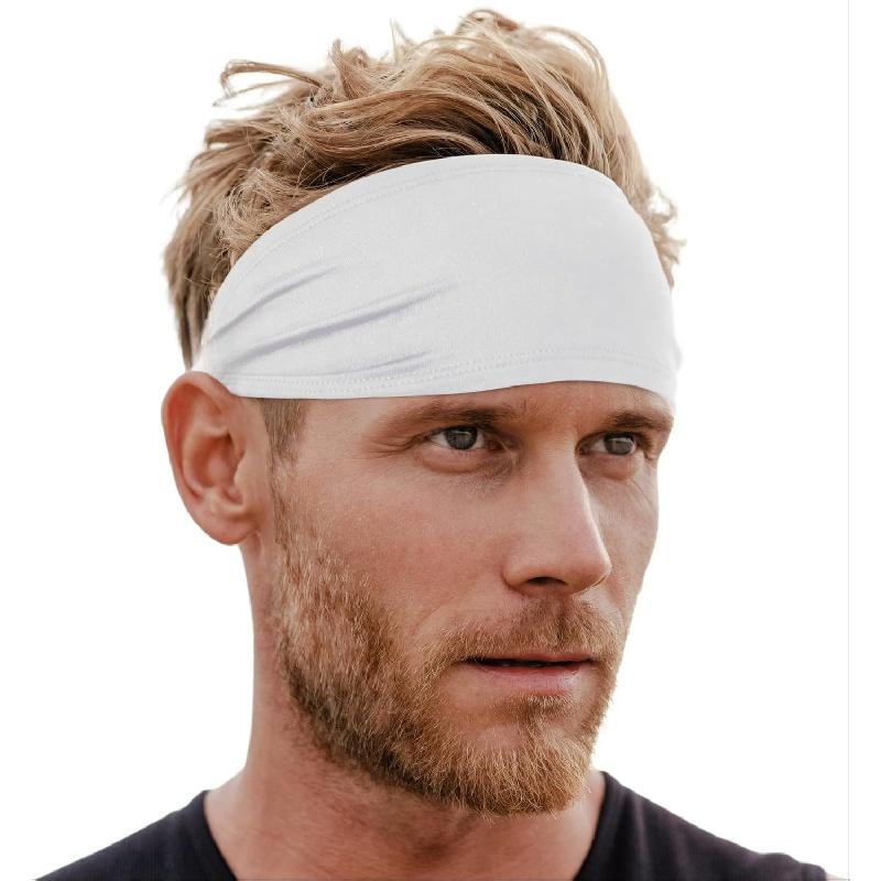 Mens Sweat Bands - Sport Headbands for Men - Workout Headbands for Women - Running Headband -Tennis Athletic Sweatband