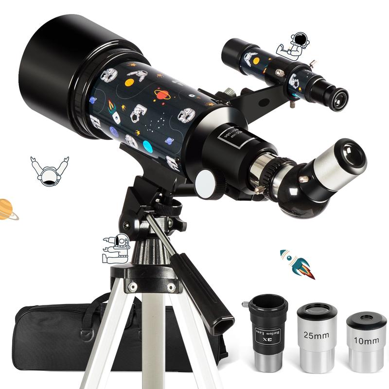 400×70 astronomical telescope large field of view HD can be used with cell phones suitable for stargazing hunting concerts and other longer distance outdoor observation