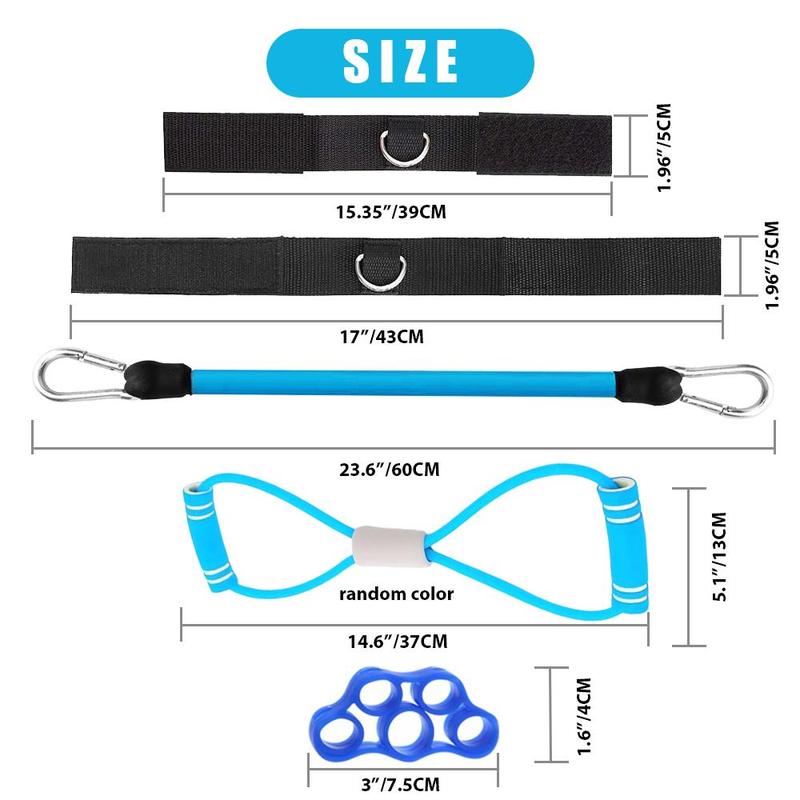 Volleyball Training Equipment, 1 Set Elastic Rope Exercise Resistance Bands, Resistance Belt Set for Agility, Serving, Arm Swing Passing Training