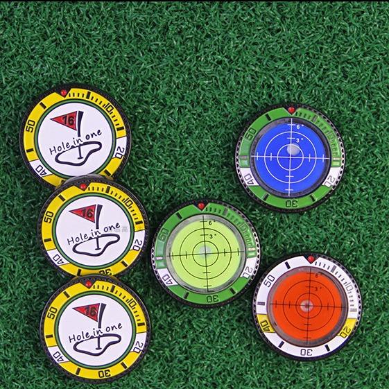 Golf Ball Marker, Golf Double Sided Level Marker with Precision Reading Green Reader. Golf Gifts for Him.