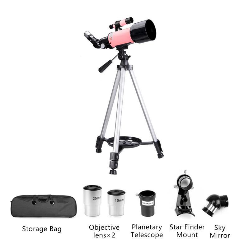 400×70 astronomical telescope large field of view HD can be used with cell phones suitable for stargazing hunting concerts and other longer distance outdoor observation