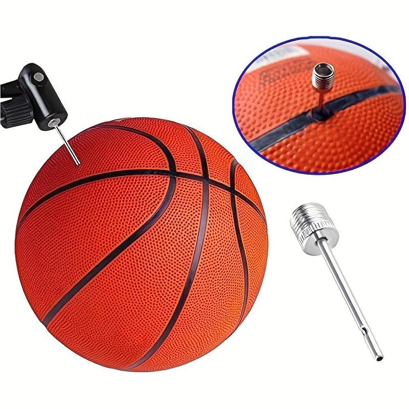 Stainless Steel Basketball Inflating Needle, 1 Count Air Pump Replacement Needle With Dual Port Tip For For Football Volleyball Rugby Ball, Sports Accessories, Christmas Gift