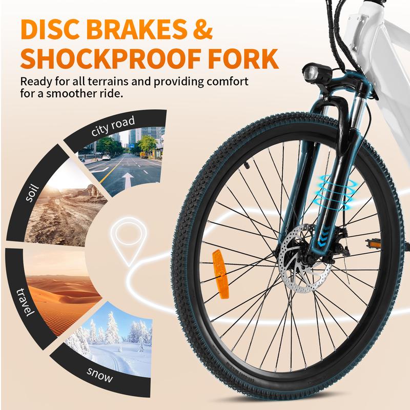 APYEAR Affordable Mini Electric Bike for Adults,Folding Ebike,Electric Bicycle with Removable Battery, 20MPH Commuting Electric Bike, High Brushless Gear Motorshless Motor Commuter Electric Bicycle