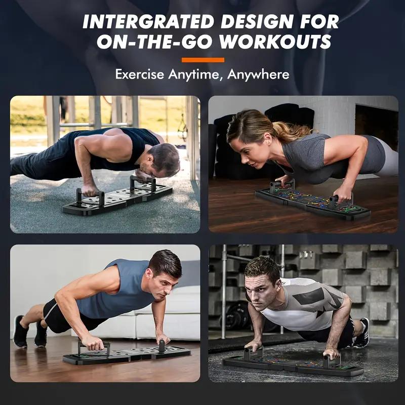 Push-up Board, 1 Set Push-up Training Board, Home Push-up Training Board, Chest Muscle Abdominal Muscle Training Equipment for Men & Women