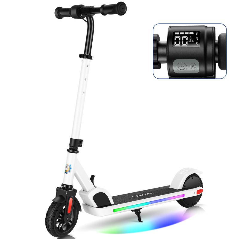 Electric Scooter for Kids, Adjustable Height & Speed, 150W Kids Electric Scooter Ages 6-14, Max 10 Mph & 7 Miles, 80 mins Ride