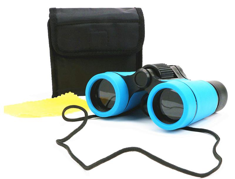 Kids Binoculars Shock Proof Toy Binoculars Set for Boys Girls Bird Watching Educational Learning Hunting Hiking Birthday Presents