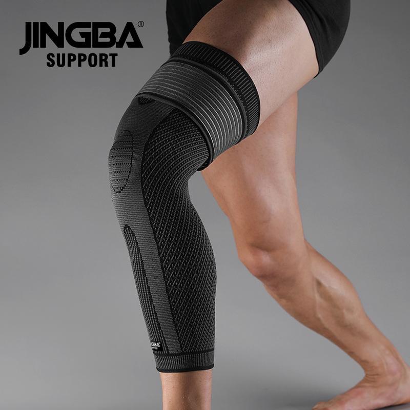 Breathable Full Leg Knee Pads, Portable Cycling Protective Gear, Men Gadgets Safety Protective Knee Support Pads for Running & Playing Basketball, Men Gifts, Gym Accessories, Sports & Outdoor Accessories, Knee Pads, Knee Sleeve, Christmas Gift