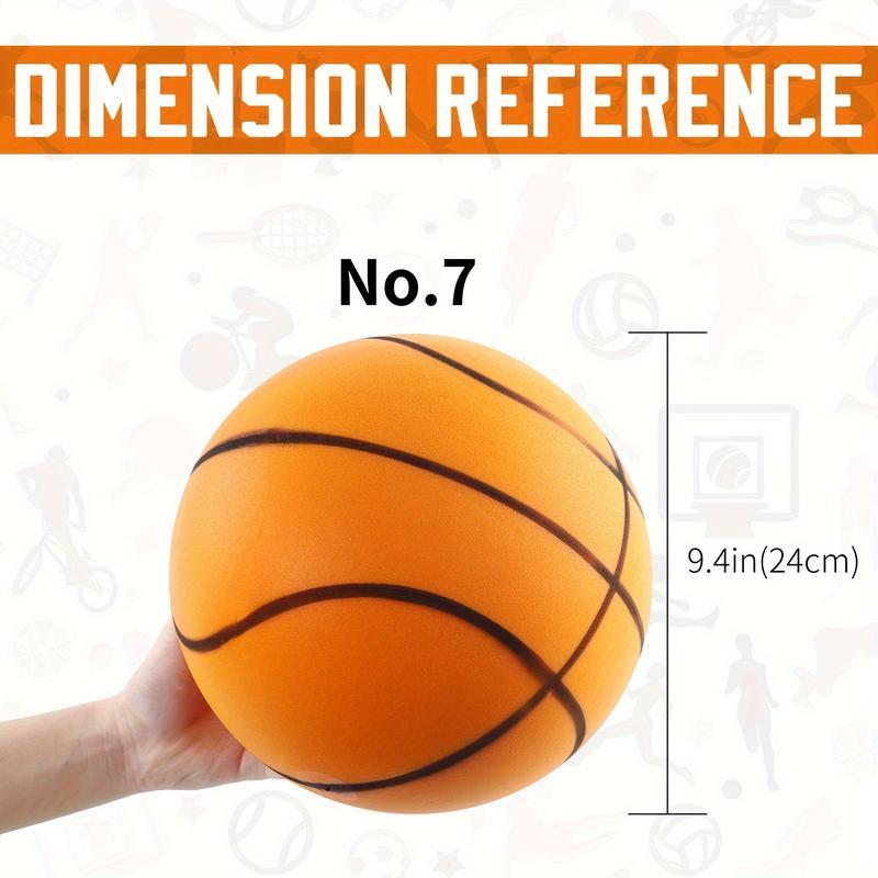 Silent Basketball, Silent Basketball Indoor Fengshui Ball, 2024 Foam Basketball Silent Dunk Basketball Indoor Training, Silent Brush Basket Basketball Halloween Christmas Gift