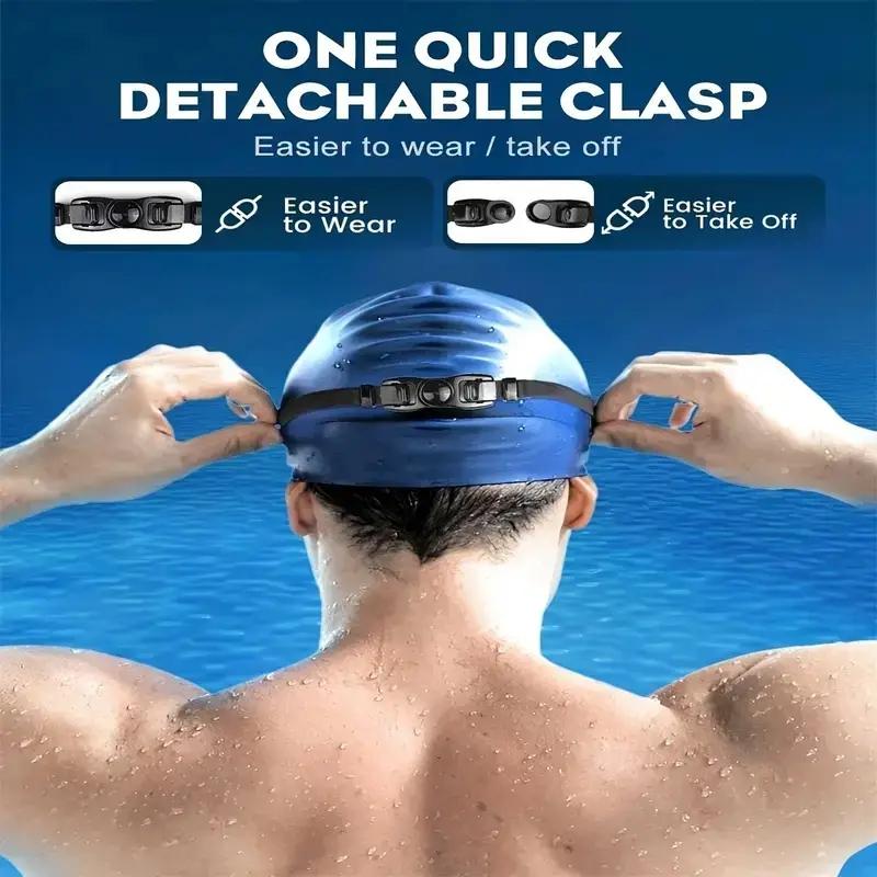 Swim Goggles 2 Pack, Wide View  Swimming Goggles for Audlt, No Leaking Swim Glasses