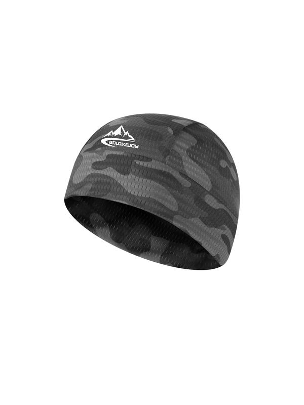 Camo Pattern Cycling Cap, Quick Dry Breathable Sports Hat, Outdoor Sports Running Cycling Cap, Fashion Accessories for Men & Women