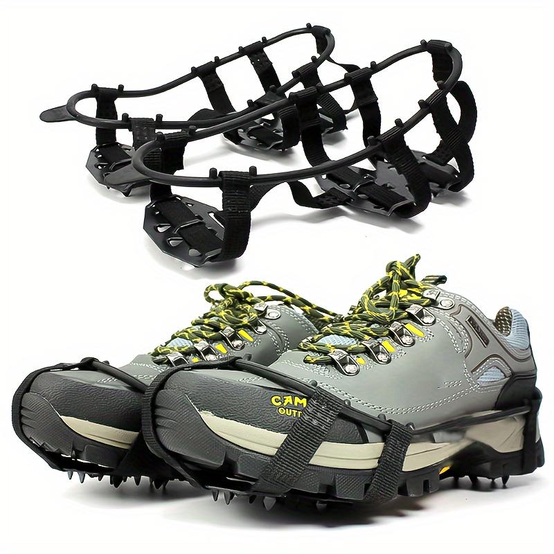 24-Tooth Anti-Slip Crampons - Shoe Covers for Ice & Snow, Perfect for Hiking, Climbing, Walking, Running & Hunting