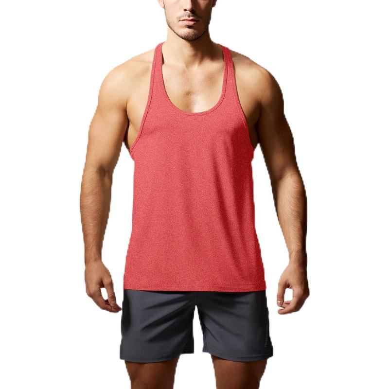 Men's 5 Pack Workout Fitness Tank Tops Muscle Gym Sleeveless Shirts