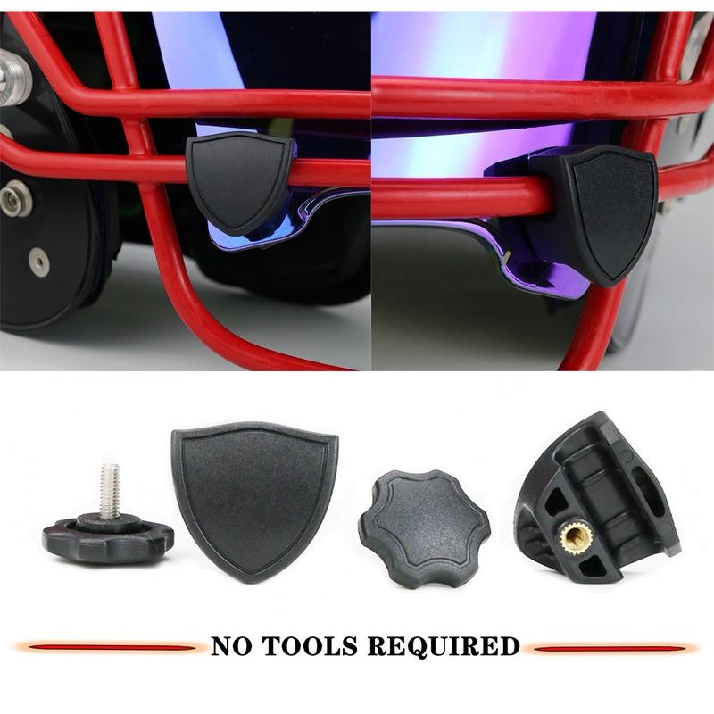 Football Visor DUTYBOD Professional Football Helmet Visor Includes Visor Clips Shield Fits Youth Football Helmets & Adult Football Helmets.ER074