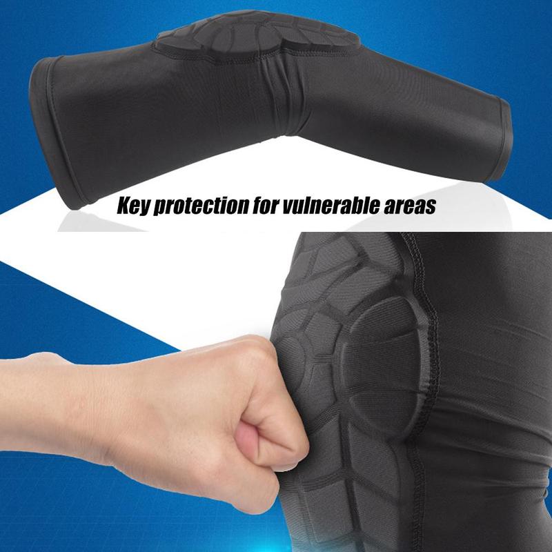 Sports Knee Pads, 2 Counts Honeycomb Compression Knee Pads, Protective Gear for Basketball, Baseball, Football, Volleyball, Wrestling, Cycling