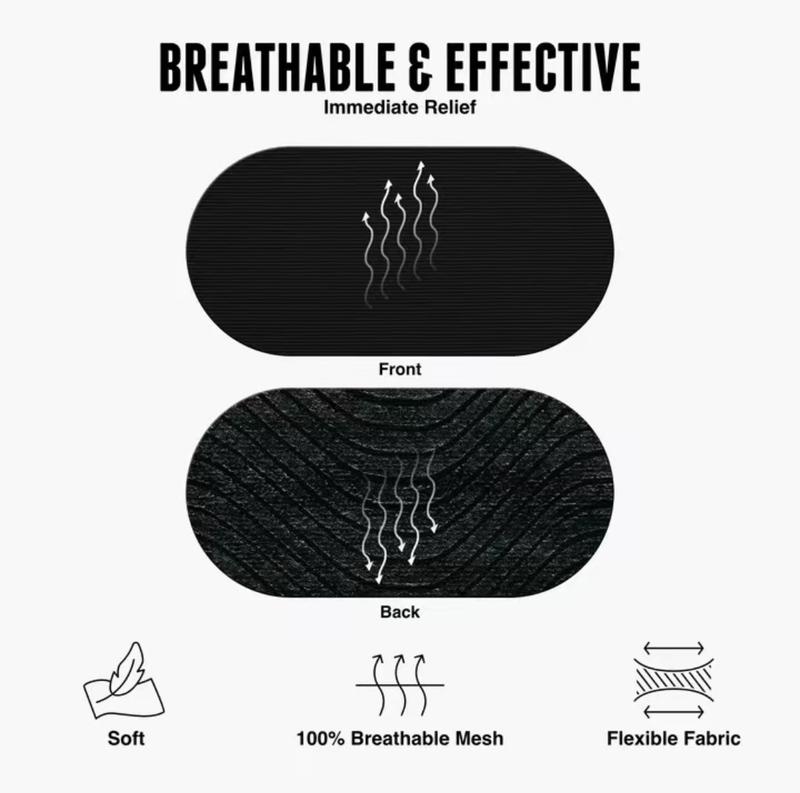 Mouth Tape (30 Pack) Black Soft Grade Fabric, Strong Hypoallergenic Adhesive, sports accessories, One Month 2Supply, Oral Improved Respiratory