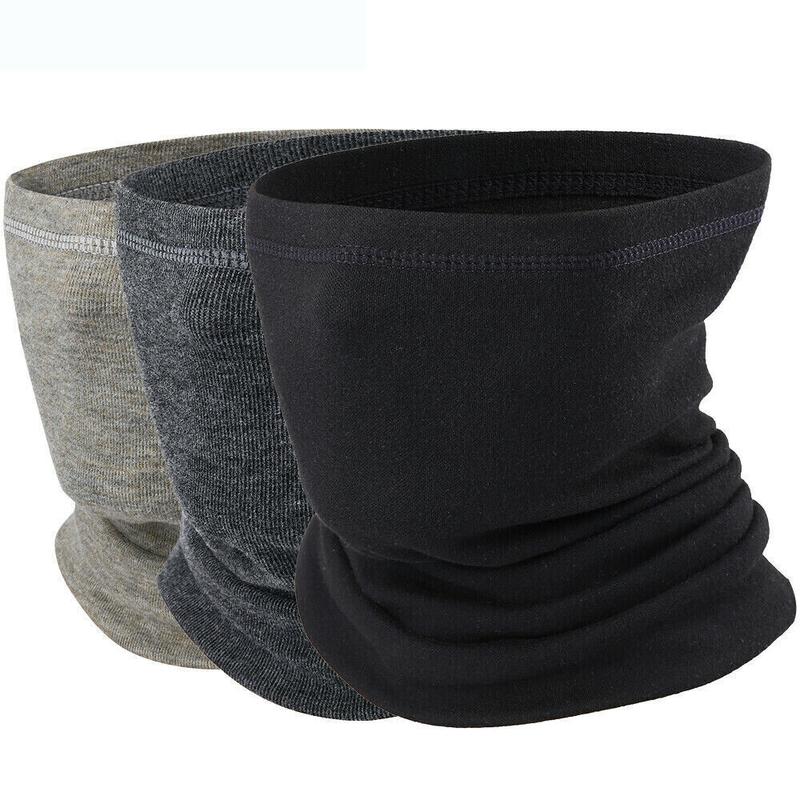 Winter Fleece Warmer Neck Gaiter Skiing Windproof Face Mask Scarf for Men Women