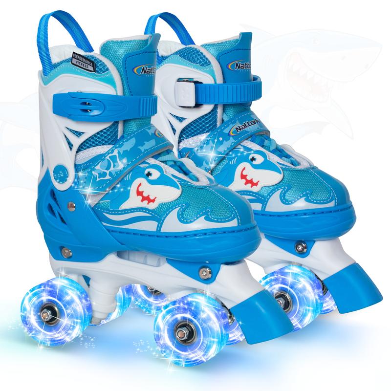 Nattork Adjustable Roller Skates - Blue Shark