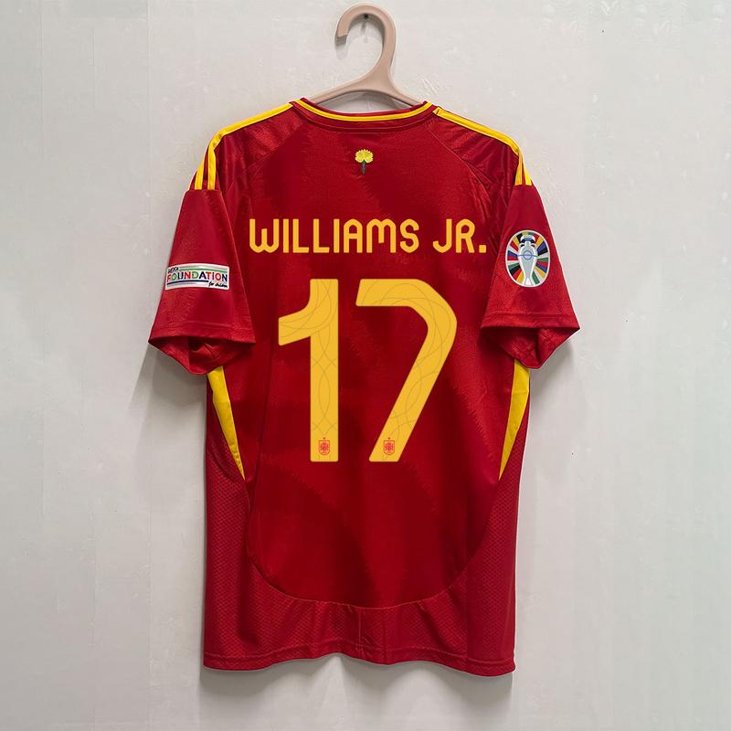 2024 Spain Home fans edition football jersey ronaldo soccer Breathable Youth