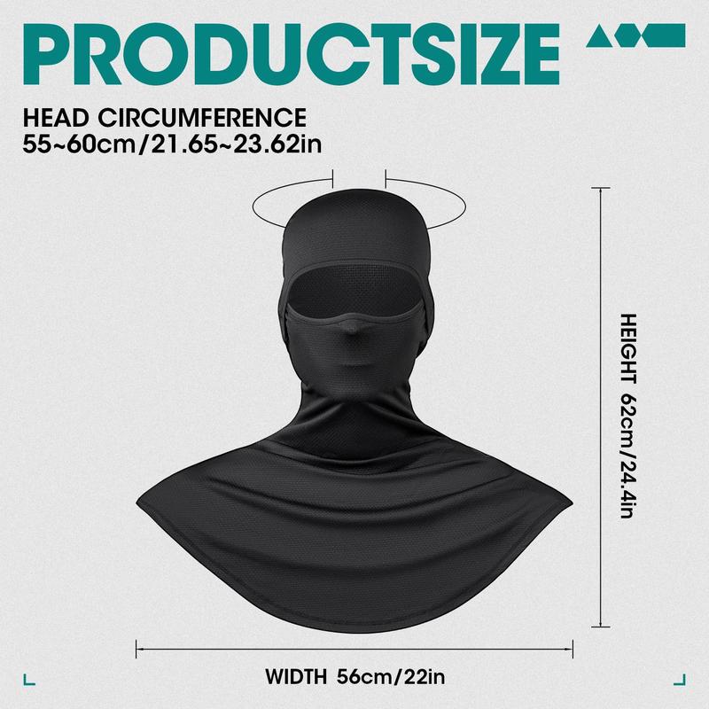 Fishing Balaclava, Men & Women Cycling Full Face Mask, UV Protection Long Neck Mask Covers for Outdoor Work In Summer, Summer Gift