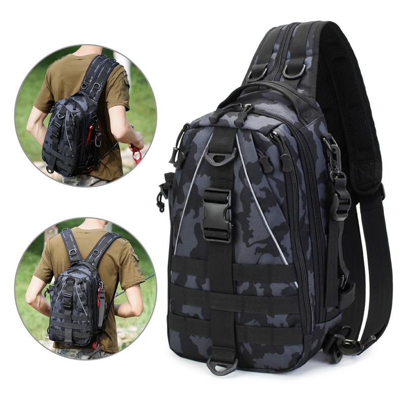 Fishing Backpack Fishing Bag-Fishing Backpack with Rod Holder-Fishing Gift Unisex