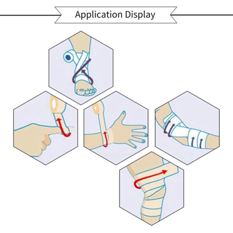 Non-woven Elastic Self-adhesive Bandage, Elastic Finger Protector Tape, Outdoor Sports Tape, Football Gear, Football Accessories, Gym Accessories
