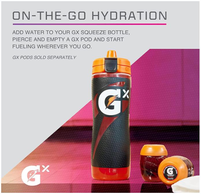 Gatorade Gx, Marble Blue, 30 Oz, Bottle for sport, Water Bottles Drinkware