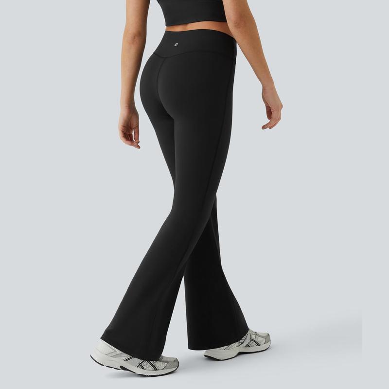 Halara High Waisted Crossover Flare Yoga Leggings