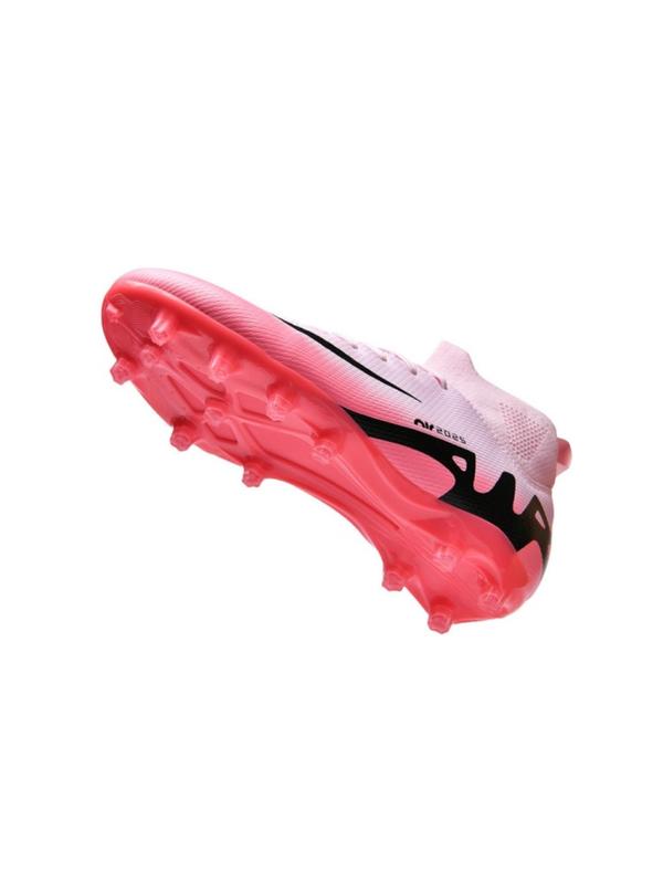 Women's Colorblock Lace Up Soccer Shoes, Professional High Top Football Cleats, Non-slip & Wear-resistant Football Shoes for Training & Competition