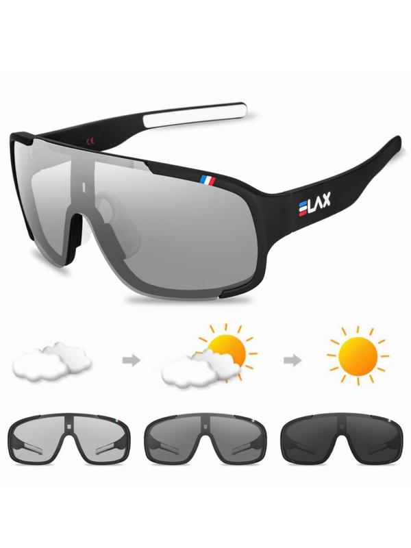 Photochromic Sunglasses, Unisex Bicycle Eyewear, Bike Sun Goggles, Hiking & Cycling Glasses