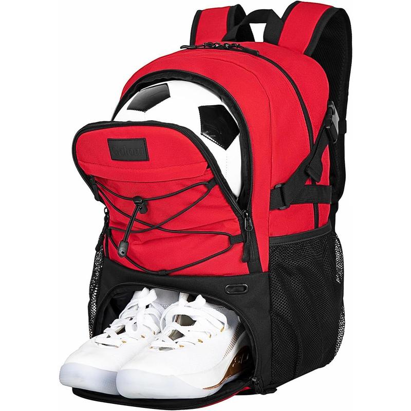 Soccer Backpack,Basketball Backpack with Ball Compartment & Shoe Compartment,Backpack for Basketball,Soccer