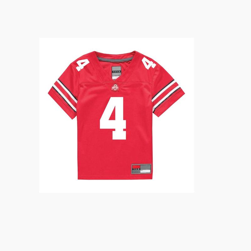 Ohio State Buckeyes - Jeremiah Smith Student Athlete Scarlet Football Jersey, NCAA Football, College Sports, gift for him, gift for birthday