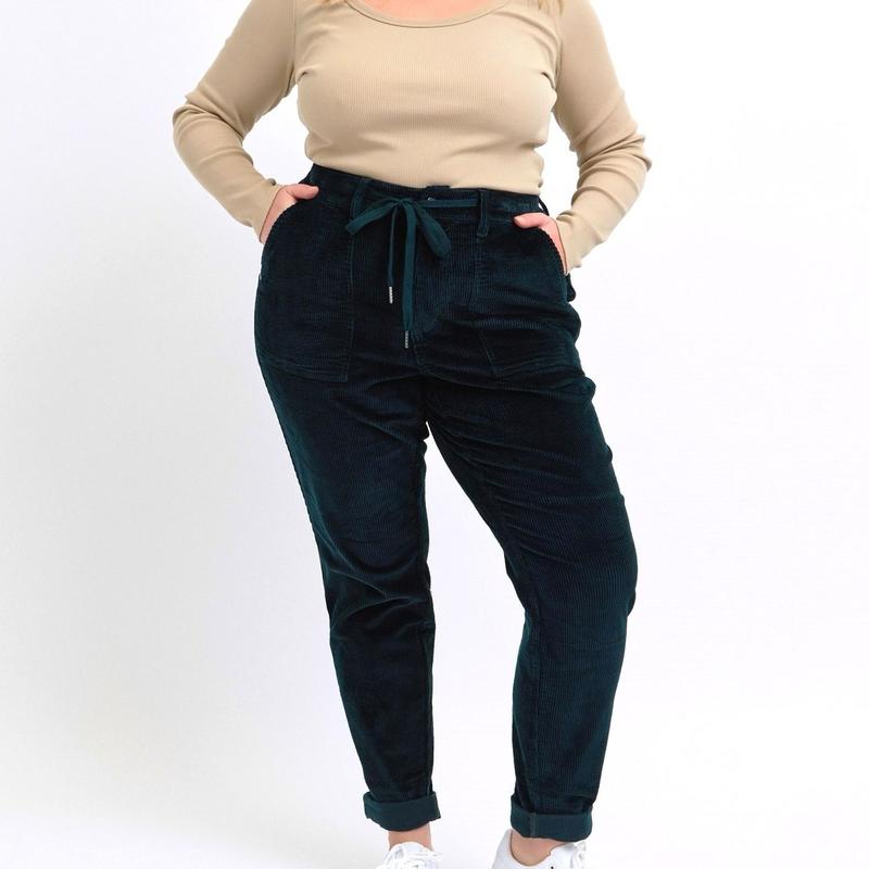 Judy Blue Emerald Corduroy Joggers