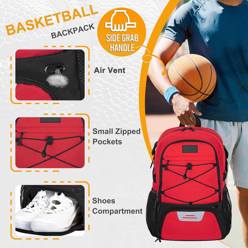 Soccer Backpack,Basketball Backpack with Ball Compartment & Shoe Compartment,Backpack for Basketball,Soccer