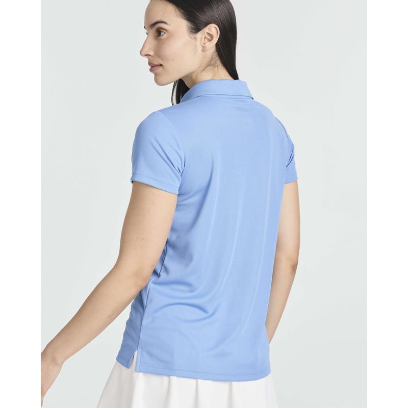 Real Essentials 3 Pack: Womens Short Sleeve Dry-Fit Performance Polo Shirt (Available in Plus)