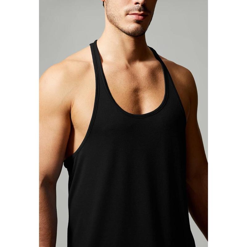 Men's 5 Pack Workout Fitness Tank Tops Muscle Gym Sleeveless Shirts