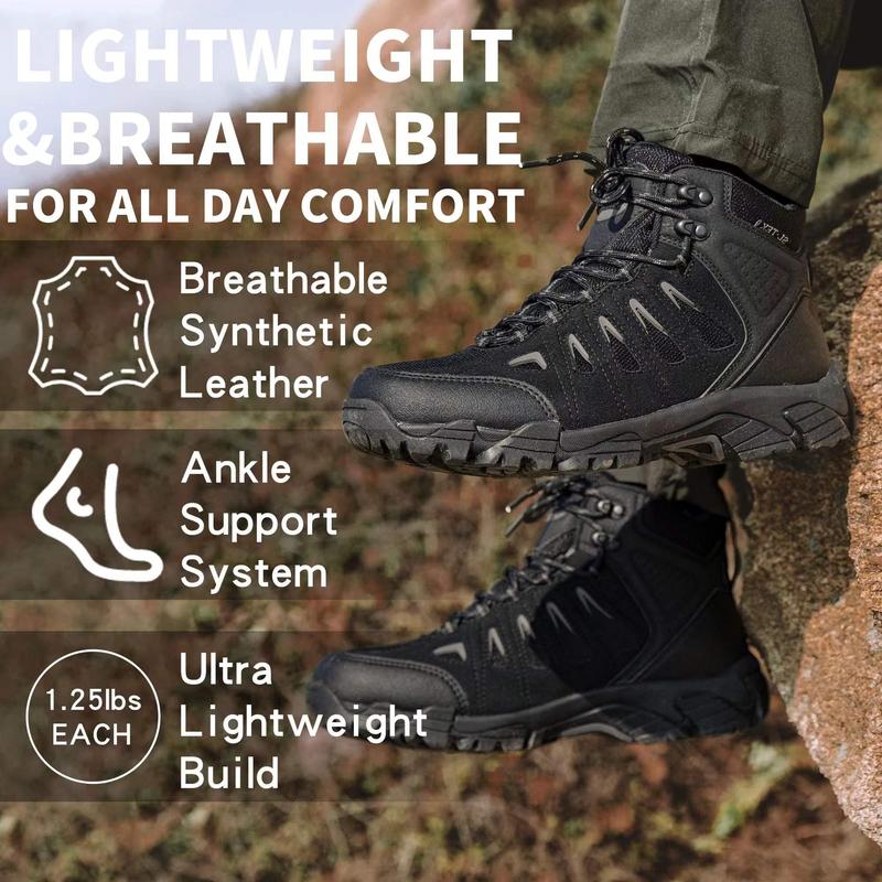 Waterproof Hiking Boots For Man Non-Slip Lightweight Outdoor.