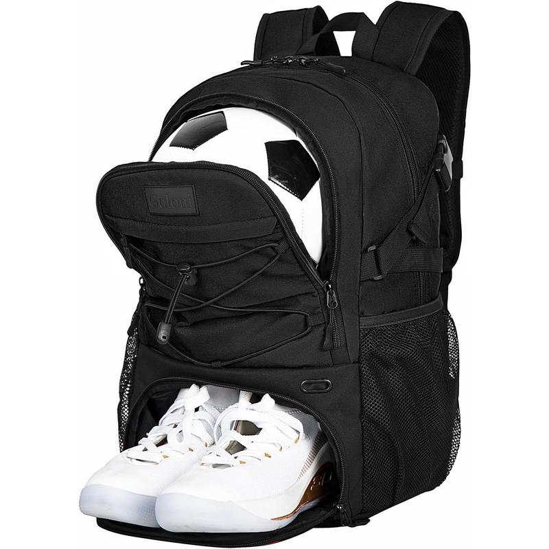 Soccer Backpack,Basketball Backpack with Ball Compartment & Shoe Compartment,Backpack for Basketball,Soccer