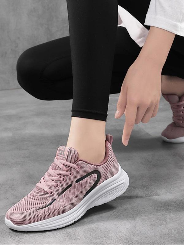 Lace Up Low Top Running Shoes for Women, Lightweight Breathable Comfortable Sneakers Trainers, Women Shoes 2024, Soft Sports Shoes for Daily Wear, Walking Shoes, Gym Footwear