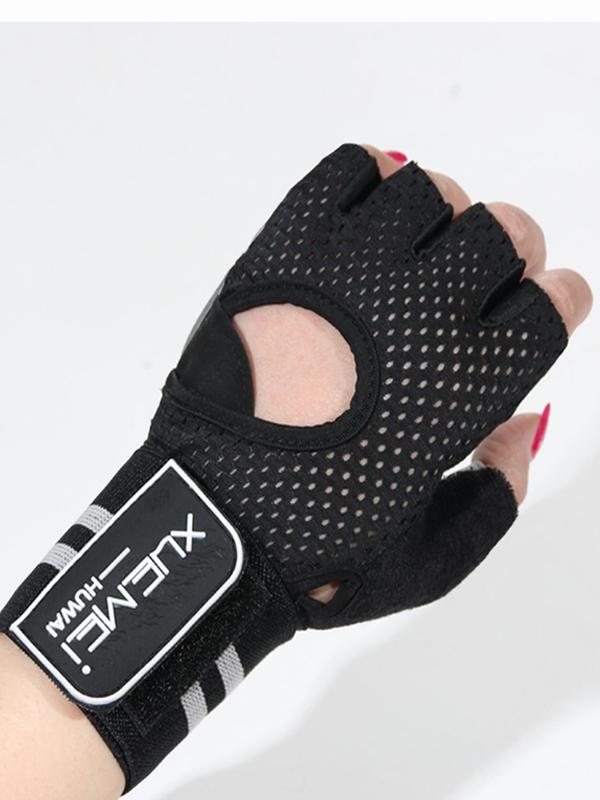 Weight Lifting Gym Workout Gloves with Wrist Wrap Support for Men & Women, Full Palm Protection Gloves for Weightlifting, Training, Fitness, Hanging, Pull Ups