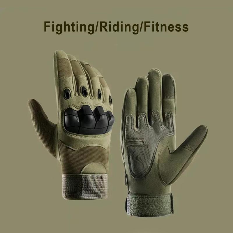 Outdoor Full-finger Tactical Protective Gloves, 1 Pair Tactical Gloves, Suitable for Sports Training, Military Fans, Cycling, Hunting, Rock Climbing, Christmas Gift