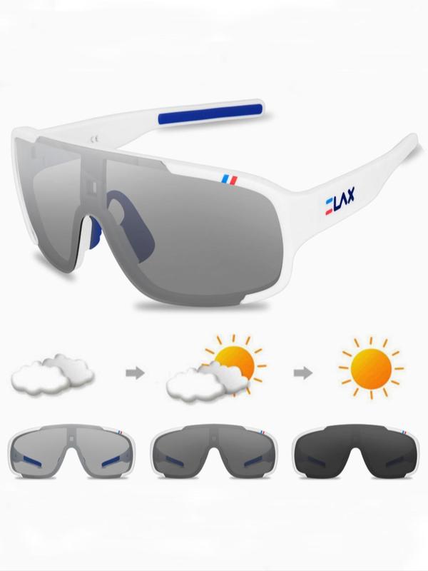 Photochromic Sunglasses, Unisex Bicycle Eyewear, Bike Sun Goggles, Hiking & Cycling Glasses