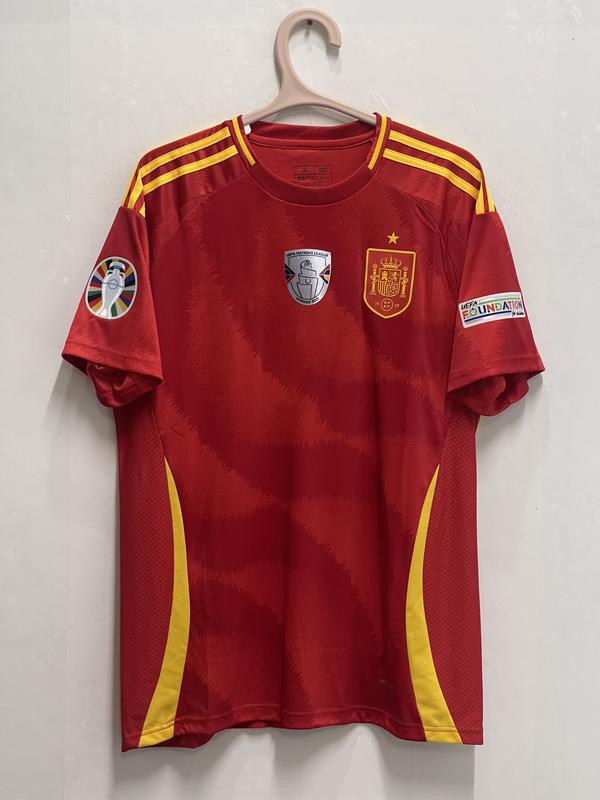 2024 Spain Home fans edition football jersey ronaldo soccer Breathable Youth