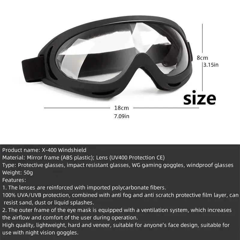 Christmas Windproof Ski Goggles, Anti-fog & Anti-scratch Ski Goggles, Outdoor Sports Goggles for Skiing, Snowboarding, Cycling, Running, Climbing