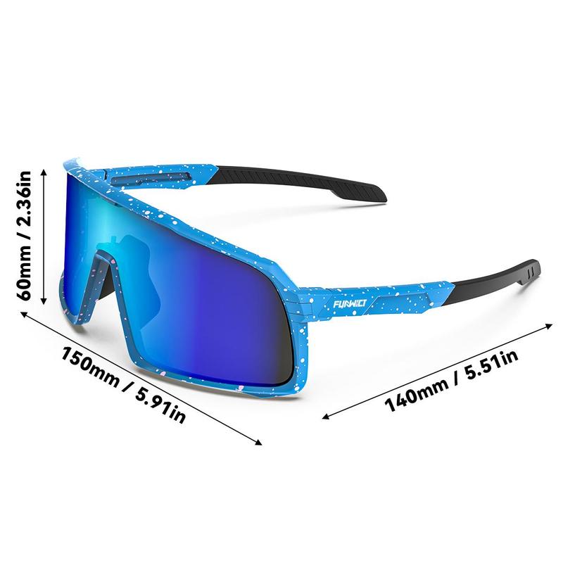 Polarized Bike Sunglasses, UV400 Eyewear, Outdoor Sports Cycling MTB Road Bicycle Baseball Fishing Riding Glasses, Cycling Accessories