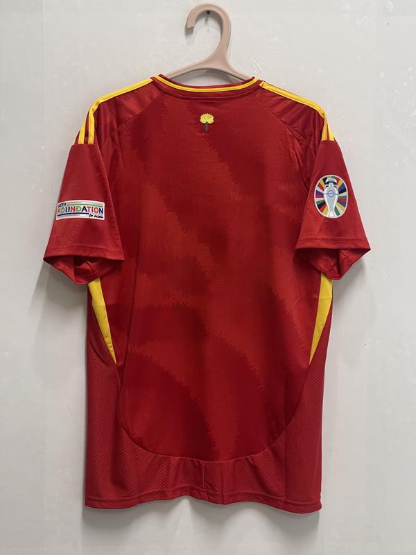 2024 Spain Home fans edition football jersey ronaldo soccer Breathable Youth