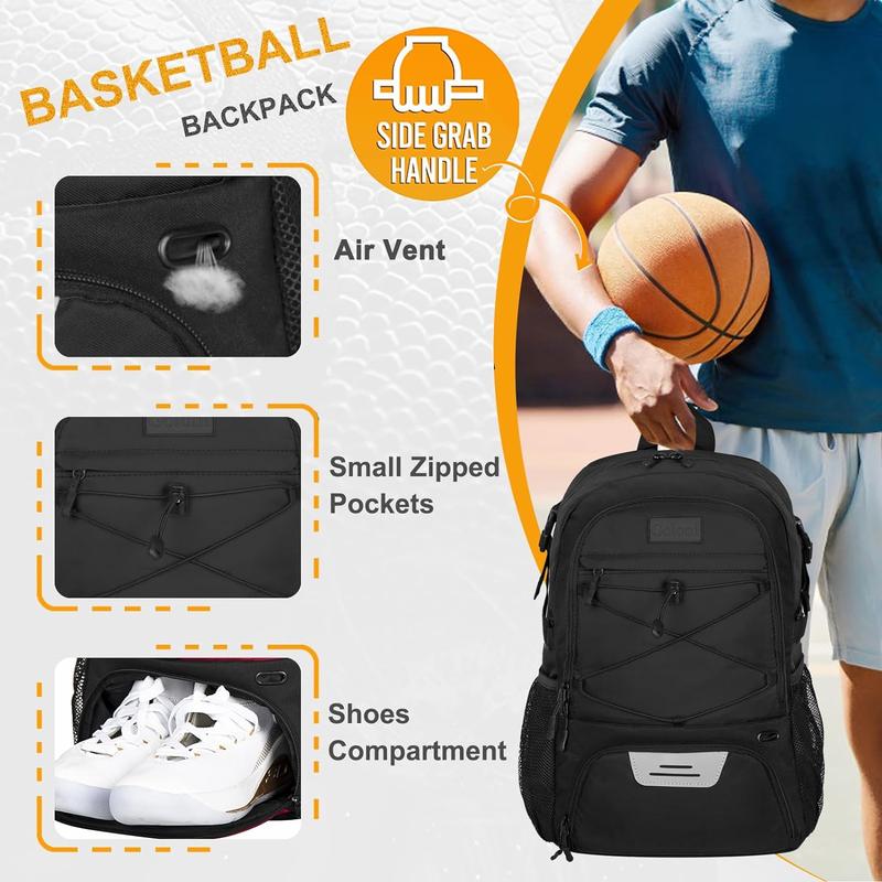 Soccer Backpack,Basketball Backpack with Ball Compartment & Shoe Compartment,Backpack for Basketball,Soccer