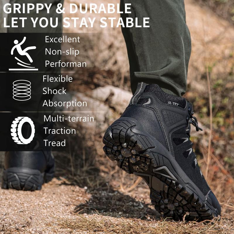 Waterproof Hiking Boots For Man Non-Slip Lightweight Outdoor.