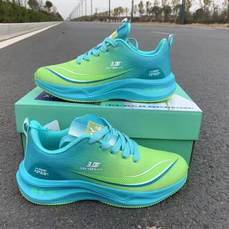 Men's Running Sneaker Men's and Women's Ultra-Light Breathable Comfortable Running Shoes Student Lightweight Anti-Skid Shock Absorption 3.0 Shoes Soft Sole